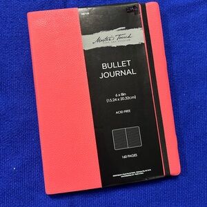 Master's Touch Red Bullet Journal